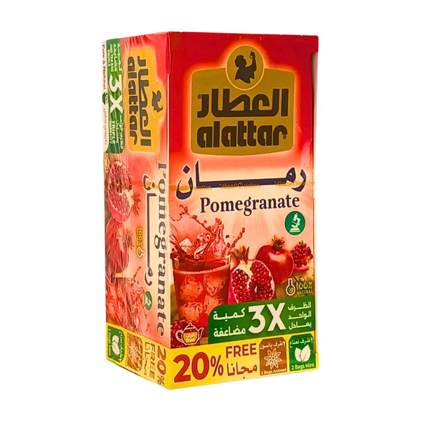 Al Attar Granatäpple-te 24-p | Fruktigt, koffeinfritt te med granatäpple 
