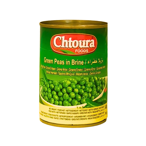 Chtoura Foods Gröna Ärtor 400g – Färska, goda &amp; näringsrika ärtor på burk