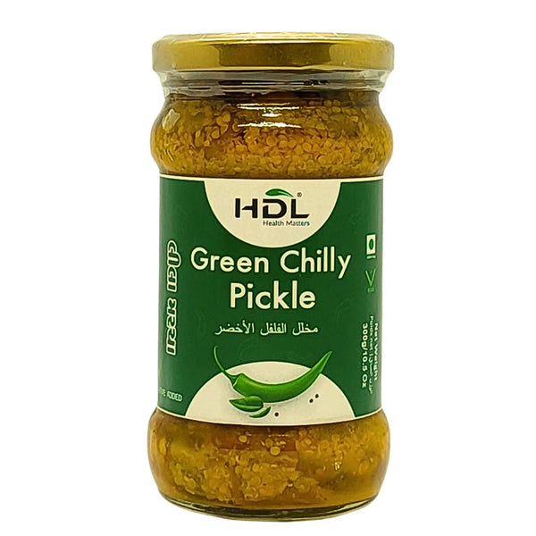 HDL Green Chilly Pickle 300g – För den som älskar hetta och smak!