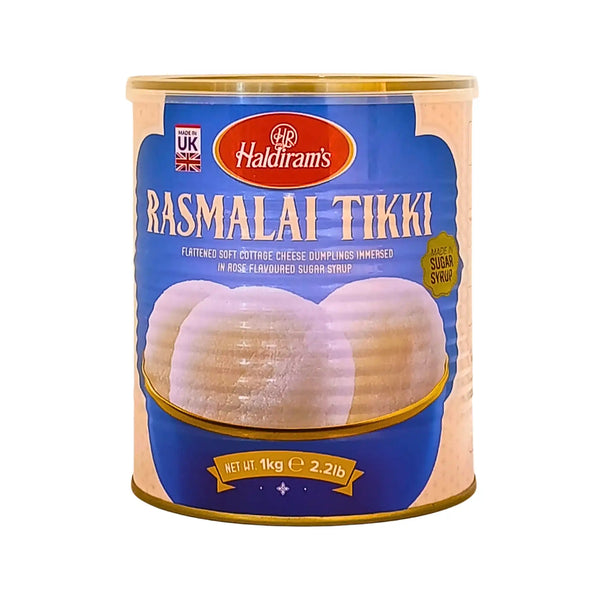 Haldiram's Rasmalai Tikka 1kg - Utgånget datum nyligen med garanti