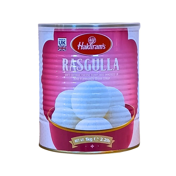 Haldiram's Rasgulla 1kg – Utgånget datum med garanti