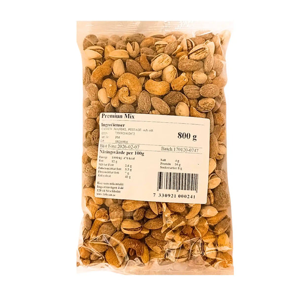 Mixnötter Premium 800g – Lyx i varje kourallinen!