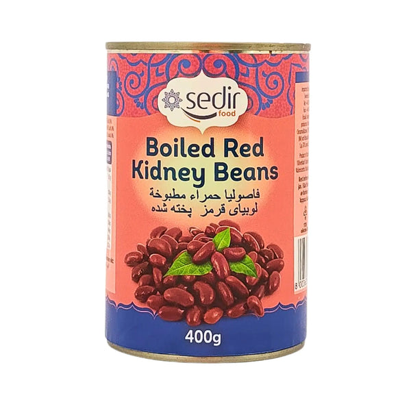 Förkokta Röda Bönor Sedir 400g i burk 