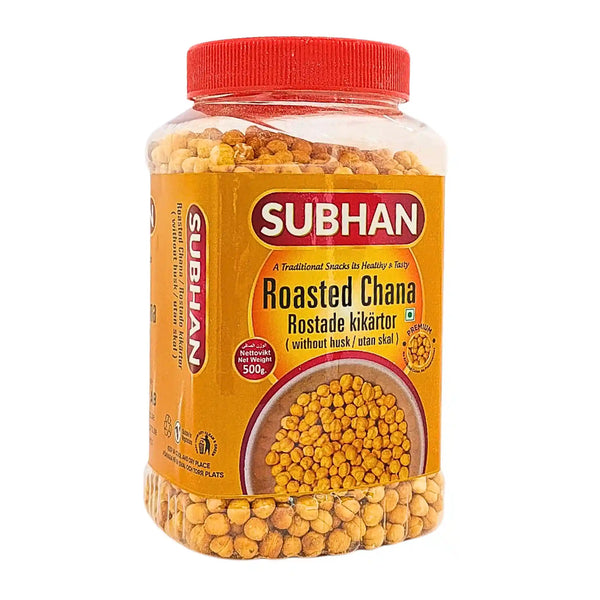 Subhan Rostade Kikärtor utan skal 500g