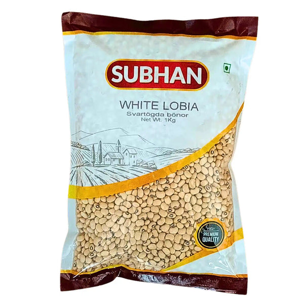 Subhan White Lobia - Vita bönor 1kg ((Utgånget datum nyligen med garanti)