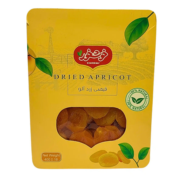 Torkade aprikoser Iransk 400g - Kort datum